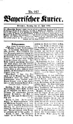 Bayerischer Kurier Samstag 21. Juni 1862