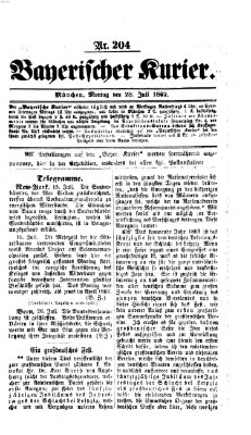 Bayerischer Kurier Montag 28. Juli 1862