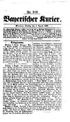 Bayerischer Kurier Dienstag 5. August 1862