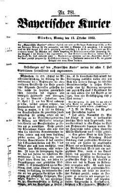 Bayerischer Kurier Montag 13. Oktober 1862