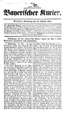 Bayerischer Kurier Donnerstag 16. Oktober 1862