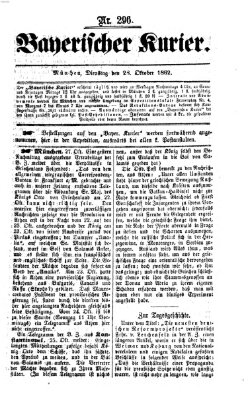 Bayerischer Kurier Dienstag 28. Oktober 1862