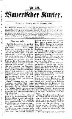 Bayerischer Kurier Dienstag 25. November 1862