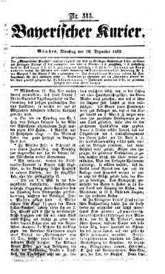 Bayerischer Kurier Dienstag 16. Dezember 1862