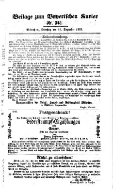 Bayerischer Kurier Dienstag 16. Dezember 1862