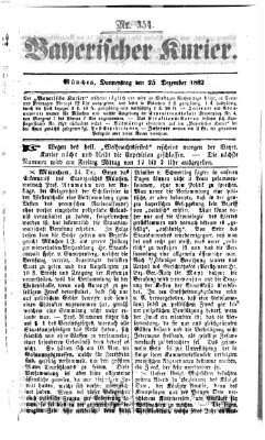 Bayerischer Kurier Donnerstag 25. Dezember 1862