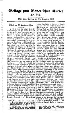 Bayerischer Kurier Samstag 20. Dezember 1862