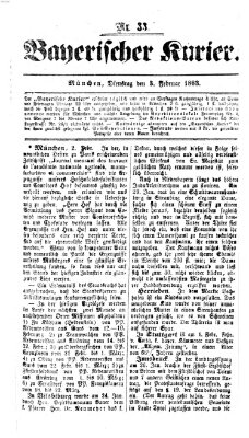 Bayerischer Kurier Dienstag 3. Februar 1863