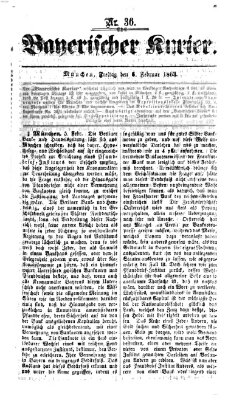 Bayerischer Kurier Freitag 6. Februar 1863