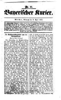 Bayerischer Kurier Mittwoch 8. April 1863