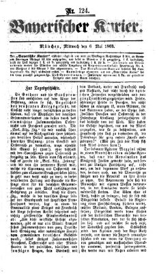 Bayerischer Kurier Mittwoch 6. Mai 1863