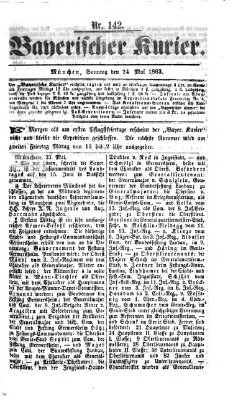 Bayerischer Kurier Sonntag 24. Mai 1863