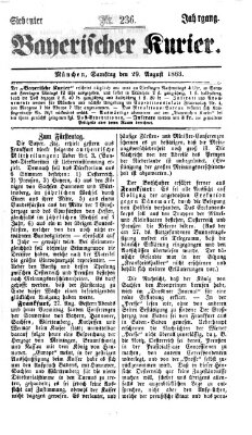 Bayerischer Kurier Samstag 29. August 1863