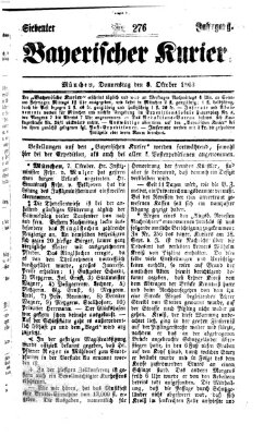 Bayerischer Kurier Donnerstag 8. Oktober 1863