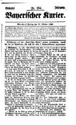 Bayerischer Kurier Freitag 16. Oktober 1863