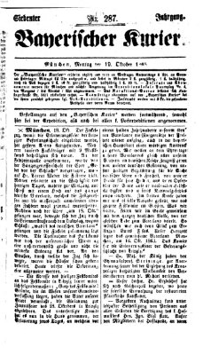 Bayerischer Kurier Montag 19. Oktober 1863