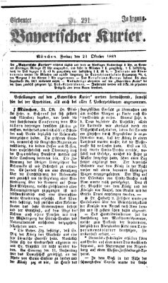 Bayerischer Kurier Freitag 23. Oktober 1863