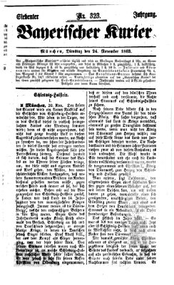 Bayerischer Kurier Dienstag 24. November 1863