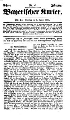 Bayerischer Kurier Dienstag 5. Januar 1864