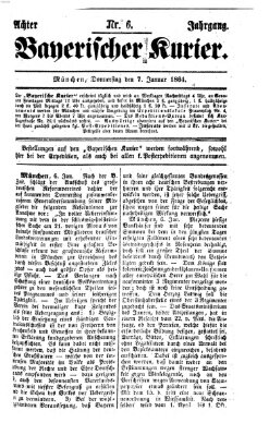 Bayerischer Kurier Donnerstag 7. Januar 1864