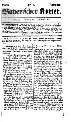 Bayerischer Kurier Sonntag 10. Januar 1864