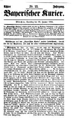 Bayerischer Kurier Samstag 23. Januar 1864