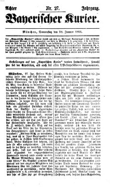 Bayerischer Kurier Donnerstag 28. Januar 1864