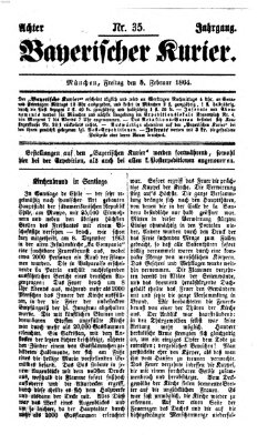 Bayerischer Kurier Freitag 5. Februar 1864