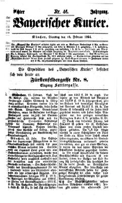 Bayerischer Kurier Dienstag 16. Februar 1864