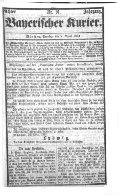 Bayerischer Kurier Samstag 2. April 1864