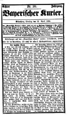 Bayerischer Kurier Dienstag 12. April 1864