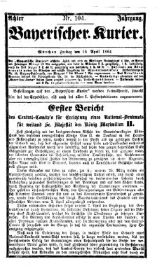 Bayerischer Kurier Freitag 15. April 1864