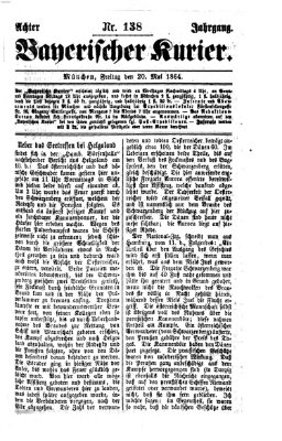 Bayerischer Kurier Freitag 20. Mai 1864