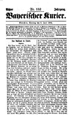 Bayerischer Kurier Sonntag 5. Juni 1864