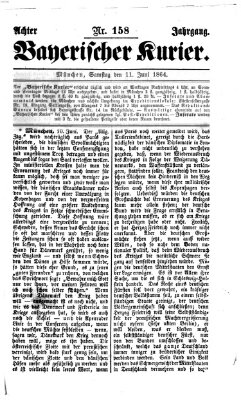 Bayerischer Kurier Samstag 11. Juni 1864