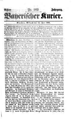 Bayerischer Kurier Mittwoch 15. Juni 1864