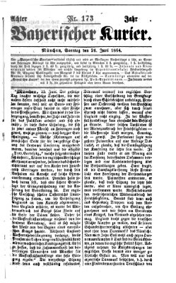 Bayerischer Kurier Sonntag 26. Juni 1864