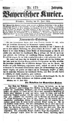 Bayerischer Kurier Dienstag 28. Juni 1864