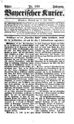 Bayerischer Kurier Mittwoch 13. Juli 1864