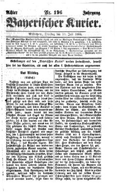 Bayerischer Kurier Dienstag 19. Juli 1864