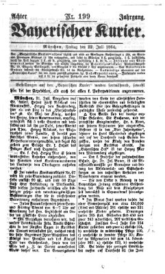 Bayerischer Kurier Freitag 22. Juli 1864