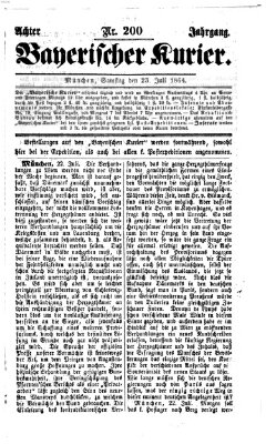 Bayerischer Kurier Samstag 23. Juli 1864