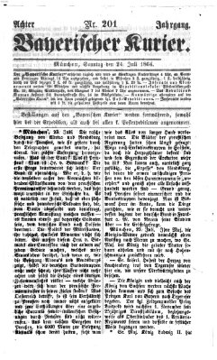 Bayerischer Kurier Sonntag 24. Juli 1864