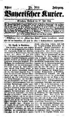 Bayerischer Kurier Mittwoch 27. Juli 1864