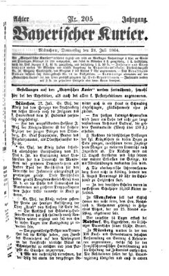 Bayerischer Kurier Donnerstag 28. Juli 1864