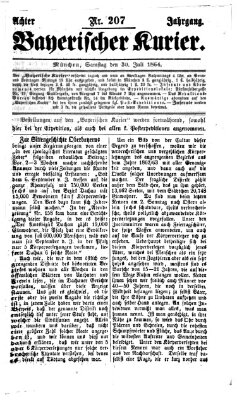 Bayerischer Kurier Samstag 30. Juli 1864