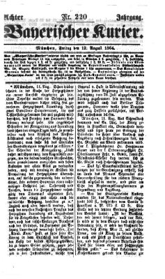 Bayerischer Kurier Freitag 12. August 1864