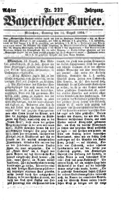 Bayerischer Kurier Sonntag 14. August 1864