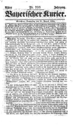 Bayerischer Kurier Donnerstag 25. August 1864