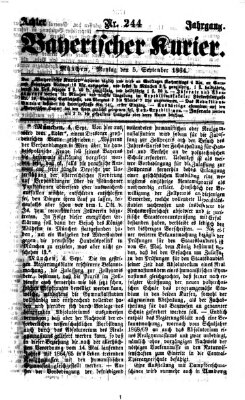 Bayerischer Kurier Montag 5. September 1864